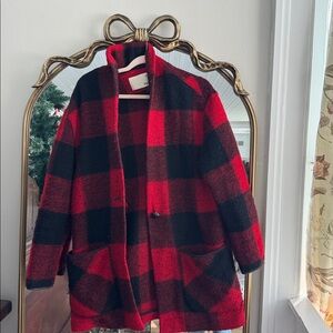 Wilfred Free Plaid Shacket - M - As Is